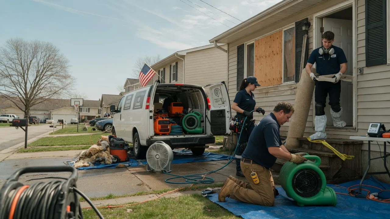 Water Damage Restoration in League City, TX near me